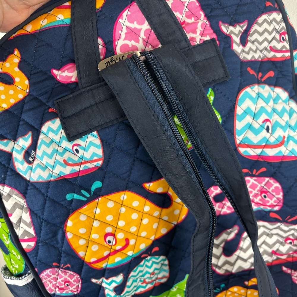 N.Gil narwhal colorful quilted backpack-EUC - Picture 7 of 11